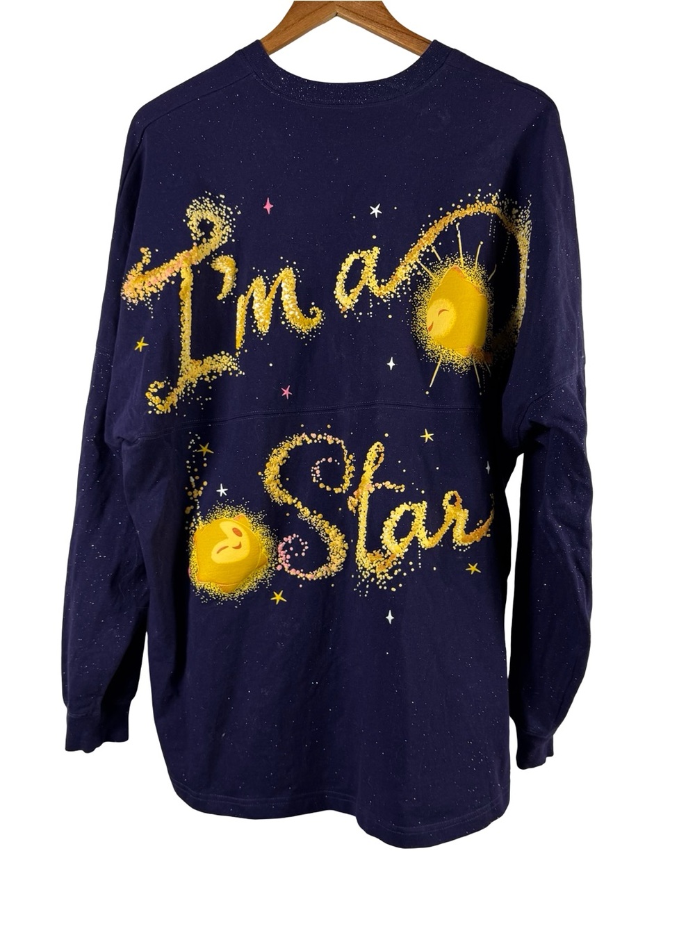 Disney Parks XL Wish Movie Spirit Jersey 2023 I'm A Star Oversize Sparkle